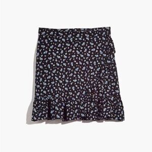 Ruffle-Wrap Mini Skirt in Baby's Breath Size 2